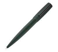 BOSS HUGO - Penna a sfera Arche Bauhaus - Penna a sfera con meccanismo a rotazione, elegante corpo in ottone e alluminio, con confezione regalo (HSK5744) (verde scuro)