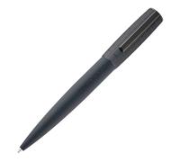 BOSS HUGO - Penna a sfera con design Arche Bauhaus, strumento di scrittura, meccanismo a rotazione, elegante corpo in ottone e alluminio, penna a sfera di lusso con confezione regalo (HSK5744) (grigio