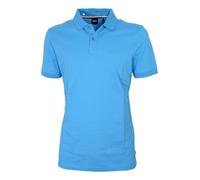 HUGO BOSS Polo In Cotone Biologico Con Logo Ricamato 50468301 Colore Azzurro