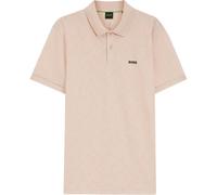 BOSS Polo in piqué di cotone con stampa all-over - Style PL_GOC Swing AO, 50564801 Arancio chiaro XL