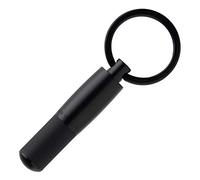HUGO BOSS - Portachiavi Gear Black - Robusto ed elegante, bimateriale e disponibile in vari colori., Nero, Dia. 13.1 x 54.7 / Ring: 27 mm, Moderno
