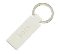 HUGO BOSS portachiavi Iconic Keyring Edge White