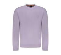 Hugo Boss Purple Cotton Men Sweater - XL
