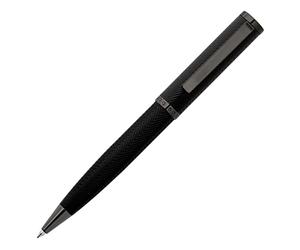 Hugo Boss Stylo bille Formation HSI1064D - Penna a sfera Herringbone Gun in ottone, lunghezza: 13,5 cm