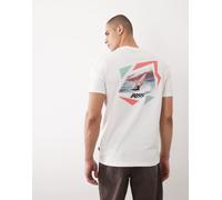 Hugo Boss - T-shirt a maniche corte bianca vestibilità comoda con grafica-Bianco M