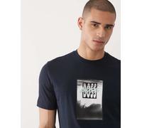 Hugo Boss - T-shirt a maniche corte vestibilità comoda blu scuro con grafica M