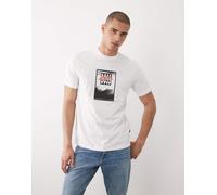 BOSS T-shirt in jersey di cotone con stampa grafica - Style Te_Dj, 50561846 Bianco L