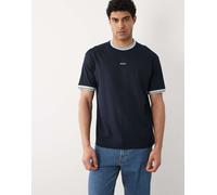 Hugo Boss - T-shirt comoda in jersey blu scuro L