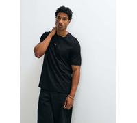 HUGO BOSS - T-shirt nera vestibilità comoda con grafica piccola-Nero XL