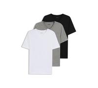 BOSS Maglietta 'Classic' grigio sfumato / nero / bianco, Taglia S