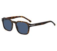 Hugo Boss Uomo Hugo Boss BOSS 1627/S 086/KU Occhiali da sole Acetato Havana Blu Squadrata