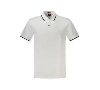Hugo Boss White Cotton Men's Polo Shirt - S