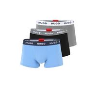 HUGO Boxer blu chiaro / grigio / nero / bianco Uomo HUGO XL blu chiaro / grigio / nero / bianco