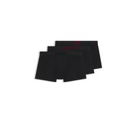 HUGO Boxer corti in cotone elasticizzato con logo in confezione da tre - Style TRUNK TR GIFT VELVE, 50570931 Nero XL