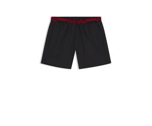 HUGO Boxer da mare con elastico in vita con logo spezzato - Style TAPI, 50545388 Nero XL