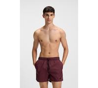 HUGO Boxer da mare con fodera interna integrale e logo a contrasto - Style HAITI, 50469312 Rosso scuro XXL