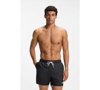 HUGO Boxer da mare con logo stampato - Style HAITI, 50469312 Nero XXL