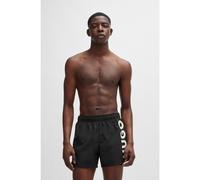 HUGO Boxer da mare ad asciugatura rapida con logo stampato in verticale - Style ABAS, 50513979 Nero XL
