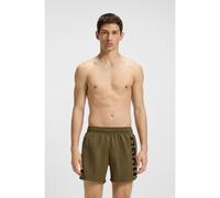 HUGO Boxer da mare con logo stampato verticale - Style ABAS, 50513979 Verde XL