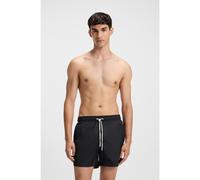 HUGO Boxer da mare con stampa del logo a contrasto - Style HAITI, 50469312 Nero L