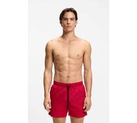 HUGO Boxer da mare con stampa del logo a contrasto - Style HAITI, 50469312 Rosso S