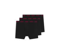 Hugo Boxer da Uomo Boxerbr Triplet Pack 10268005, Nero 001, L
