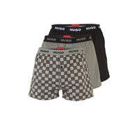 HUGO Boxer écru / cachi / nero Uomo HUGO M