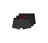 HUGO Boxer rosso fuoco / nero / bianco Uomo - Premium - Biancheria e abbigliamento da mare - Intimo - Mutande - Boxer attillati HUGO S