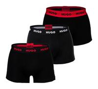 HUGO Boxer rosso / nero / bianco Uomo HUGO M