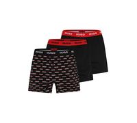 HUGO Boxer rosso / nero / bianco Uomo HUGO S rosso / nero / bianco