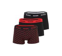 HUGO Boxer rosso / nero / bianco Uomo - Premium - Biancheria e abbigliamento da mare - Intimo - Mutande - Boxer attillati HUGO S
