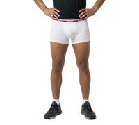 HUGO Boxer corti TRUNK TRIPLET PLANET cotone elasticizzato con logo confezione da tre Bianco XL