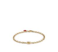 HUGO Bracciale a catena con placchetta con logo scomposto - Style E-STACKEDLOGO-BRA, 50544512 Color oro pz.