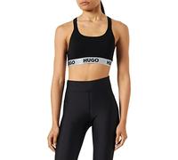 HUGO Bralette Padded Sporty Logo Brassière, Black2, XXL Donna