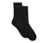 HUGO Calze ad altezza regolare in confezione da due - Style 2P RS LETTUCE CC W, 50543178 Nero 35-38