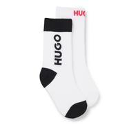 HUGO Calze bambini in misto cotone in confezione da due - Style G01169/10P27, G01169 Bianco 39