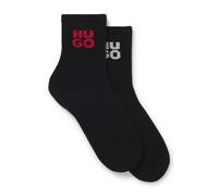 HUGO Calze corte con logo lucido in confezione da due - Style 2PQS GIFT SHINE CC W, 50524283 Nero 36-42