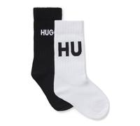 HUGO Calze per bambini con logo in confezione da due - Style G00562/09B39, G00562 Nero 27