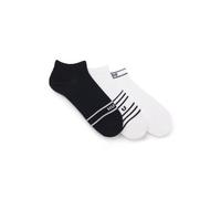 HUGO Calze sneaker con dettagli a righe in confezione da tre - Style 3P AS NAUTICAL CC, 50564869 Bianco / Nero 39-42
