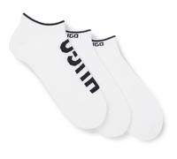 HUGO Calzini corti con loghi in confezione da tre - Style 3P AS LOGO CC, 50544506 Bianco 39-42