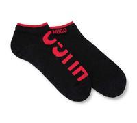 HUGO Calzini corti in misto cotone con logo in confezione da due - Style 2P AS LOGO CC W, 50469274 Nero 35-38