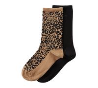 HUGO Calzino beige scuro / nero Donna - Premium - Biancheria e abbigliamento da mare - Intimo - Calzini e calze HUGO 35-38