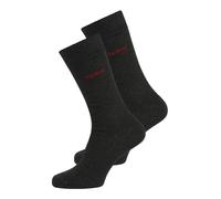 HUGO Calze ad altezza regolare in tessuto elasticizzato in confezione da due - Style 2P RS UNI CC, 50468099 Grigio scuro 43-46