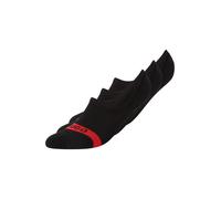 HUGO Calzino invisibile rosso fuoco / nero Uomo HUGO 43-46 rosso fuoco / nero