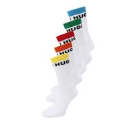 HUGO Calzino 'Rainbow' blu / giallo chiaro / verde / arancione chiaro / rosso / offwhite Uomo HUGO 40-46 blu / giallo chiaro / verde / arancione chiaro / rosso / offwhite