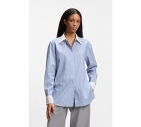 HUGO Camicetta oversize con loghi scomposti - Style Ersenny, 50556216 Righe azzurre 40