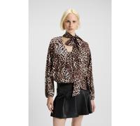 HUGO Camicetta oversize con motivo animalier e colletto con nodo a fiocco - Style Cunea-1, 50546781 A disegni 38