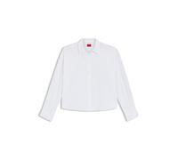 HUGO Camicetta regular fit in popeline di cotone - Style Elma, 50550548 Bianco 40