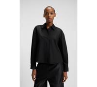 HUGO Camicetta regular fit in popeline di cotone - Style Elma, 50550548 Nero 44