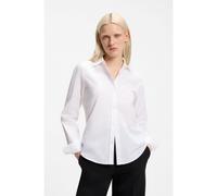 HUGO Camicetta regular fit in popeline di cotone - Style The Essential Shirt, 50552832 Bianco 48